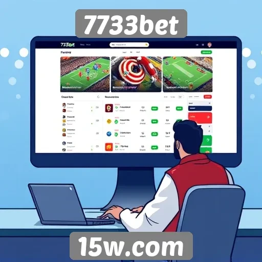 Experiência do usuário na navegação do 7733bet